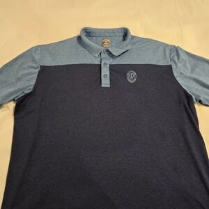Calloway Opti-Dri Men's Polo Golf Shirt‎ Two Color Block Blues 2XL XXL